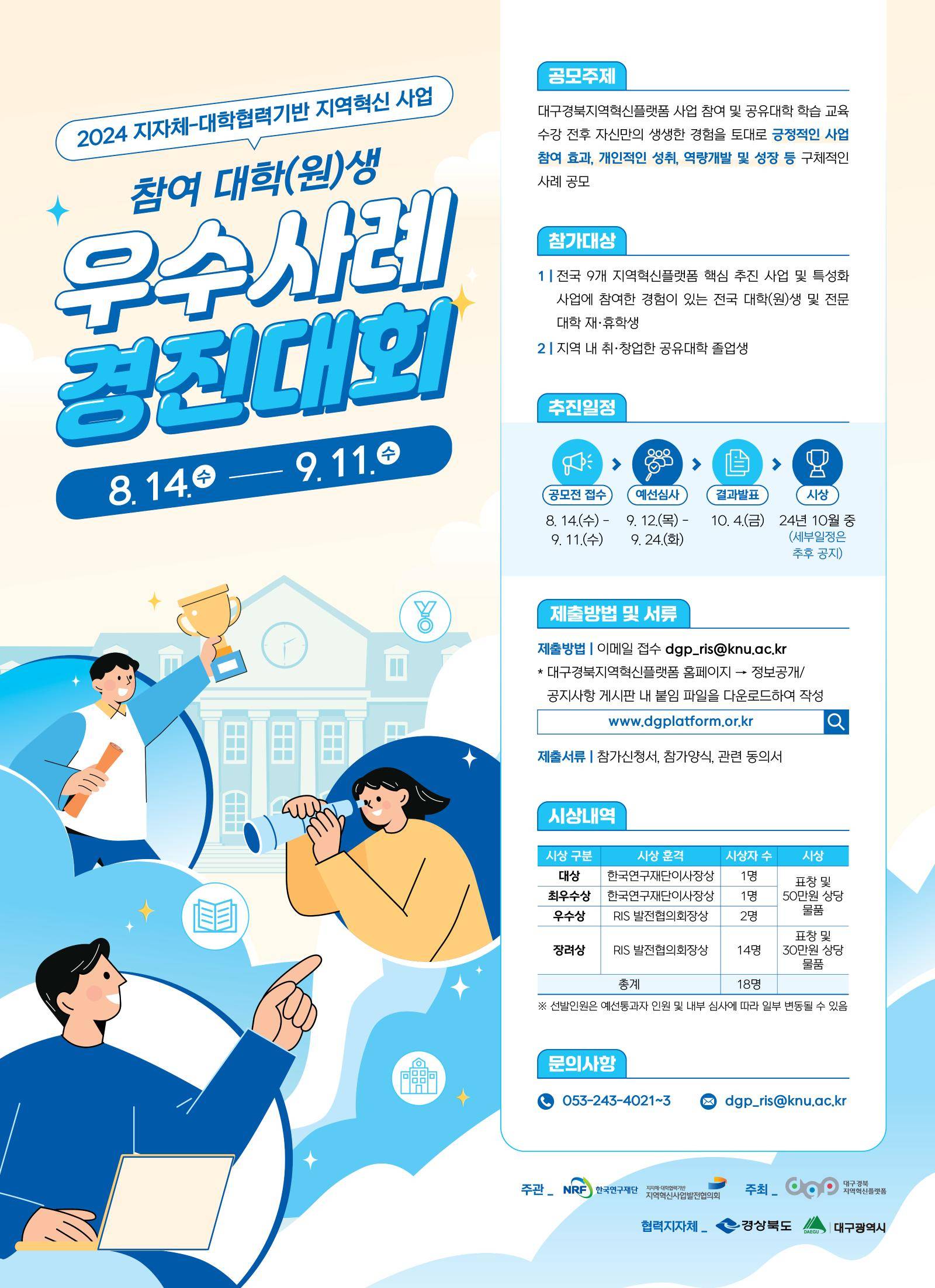 2024 지자체-대학 협력기반 지역혁신 사업 참여 대학(원)생 우수사례 경진대회