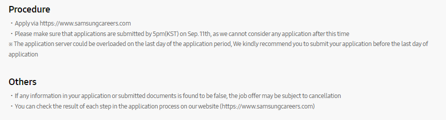 [Samsung Electronics] Full-time opportunity for international students (DS)