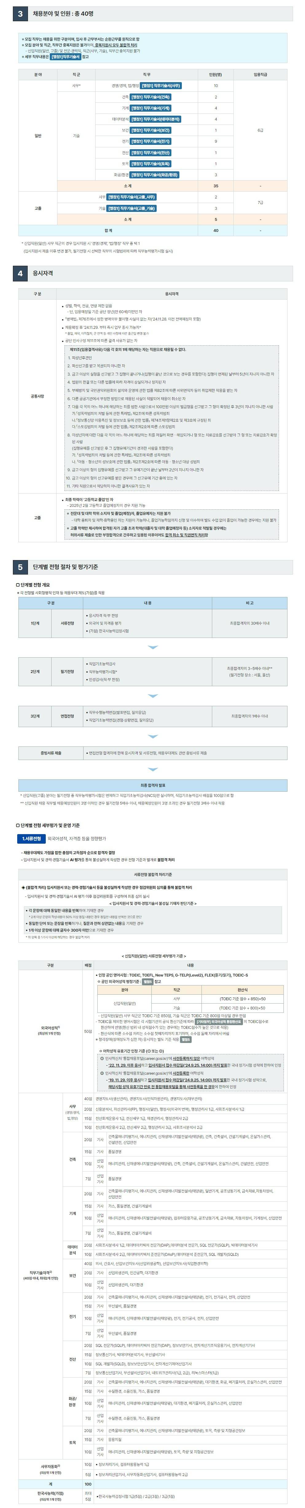 [한국에너지공단] 신입직원(일반, 고졸) 채용