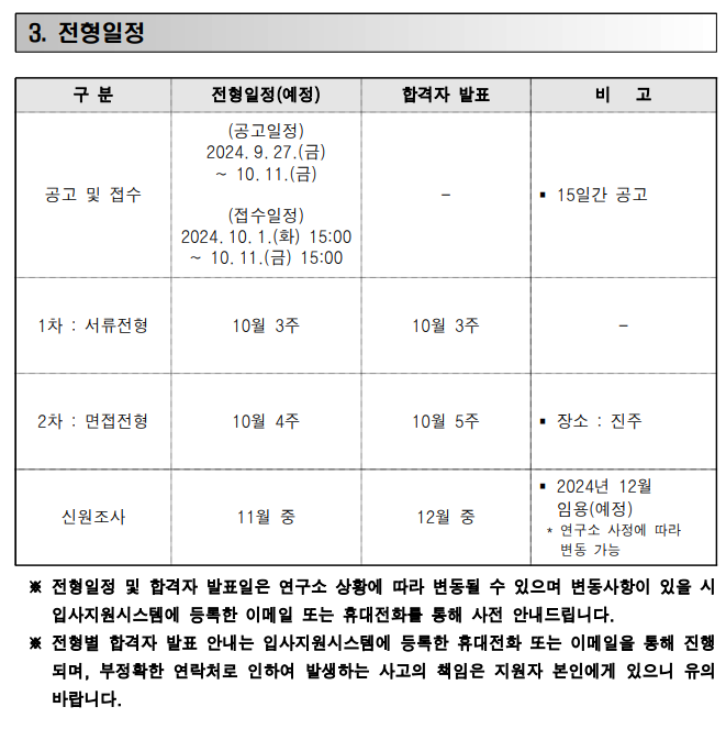 [국방기술진흥연구소] 2024년 하반기 정기채용 모집 공고(전문자격-회계사)