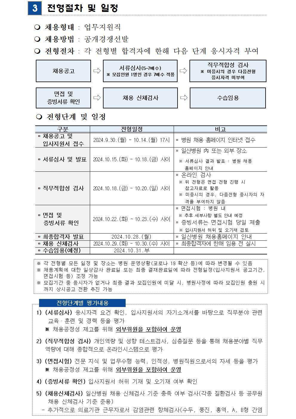 [국민건강보험공단]일산병원 업무지원직 10월 채용