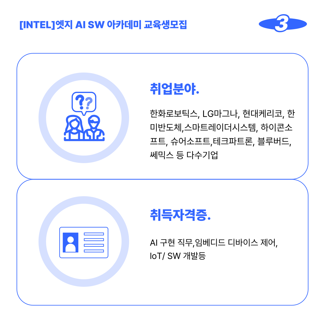 [Intel]인텔 AI SW아카데미 교육생 모집