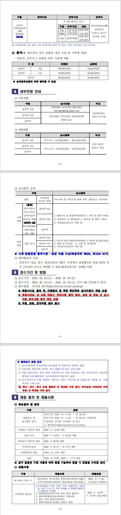 [한국여성인권진흥원] 2024년 제4차 채용 공고(일반직 4급, 일반직 5급, 공무직)