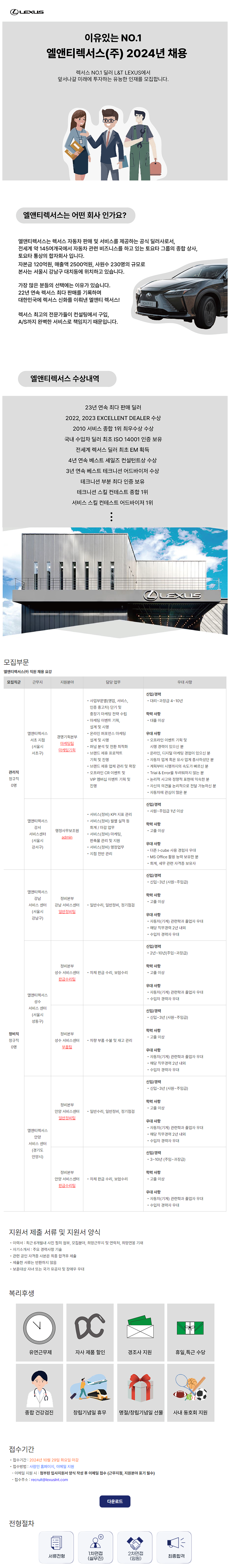 [엘앤티렉서스] 각 분야별 모집 (~10/29)