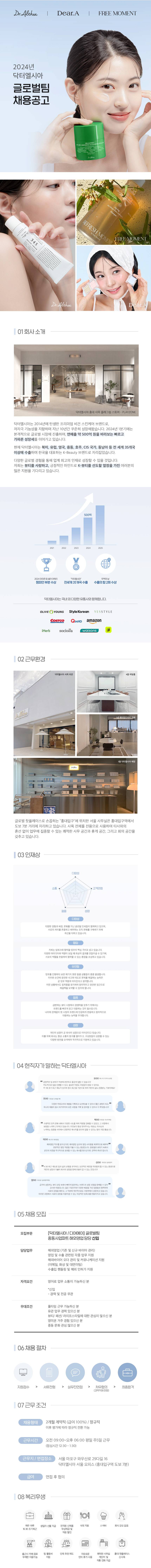 [닥터엘시아/디어에이] 글로벌팀 중동사업파트 해외영업 담당 신입 모집