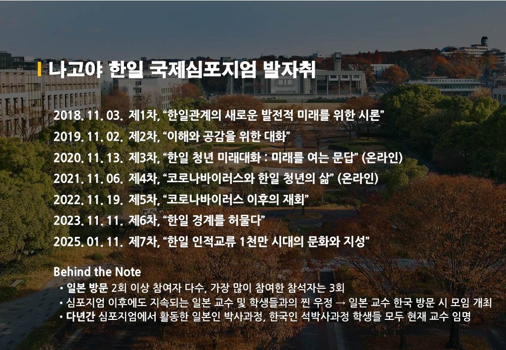한일 국제 심포지엄 청년대표단 모집