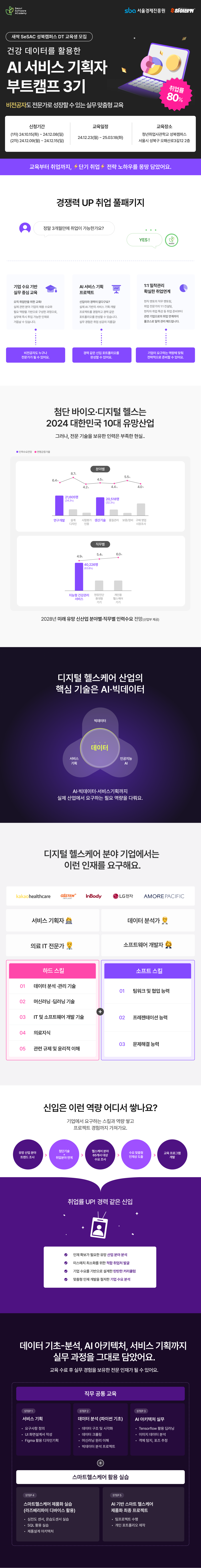 마감임박! AI 서비스 기획자 부트캠프 3기 (전액무료)