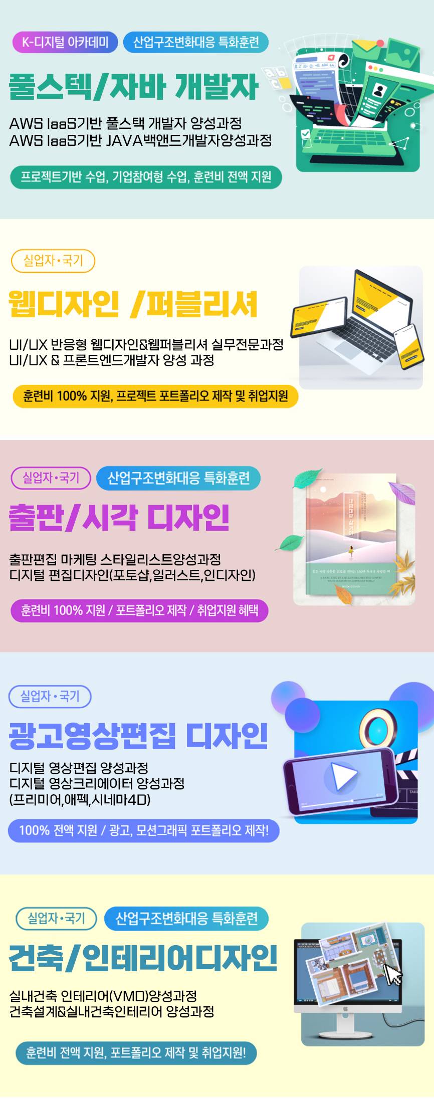 [대전/세종/충청권] 디자인(영상,웹,시각) / IT/ 건축 분야 취업 준비생 모집