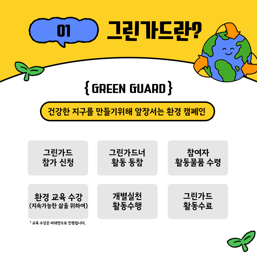 ★ 지구를 위한 좋은 캠페인 그린가드 14기 ★