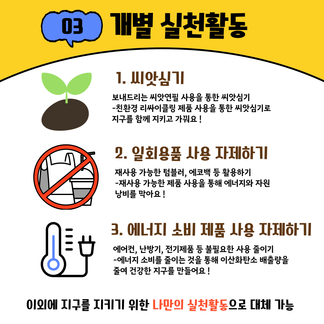 ★ 지구를 위한 좋은 캠페인 그린가드 14기 ★