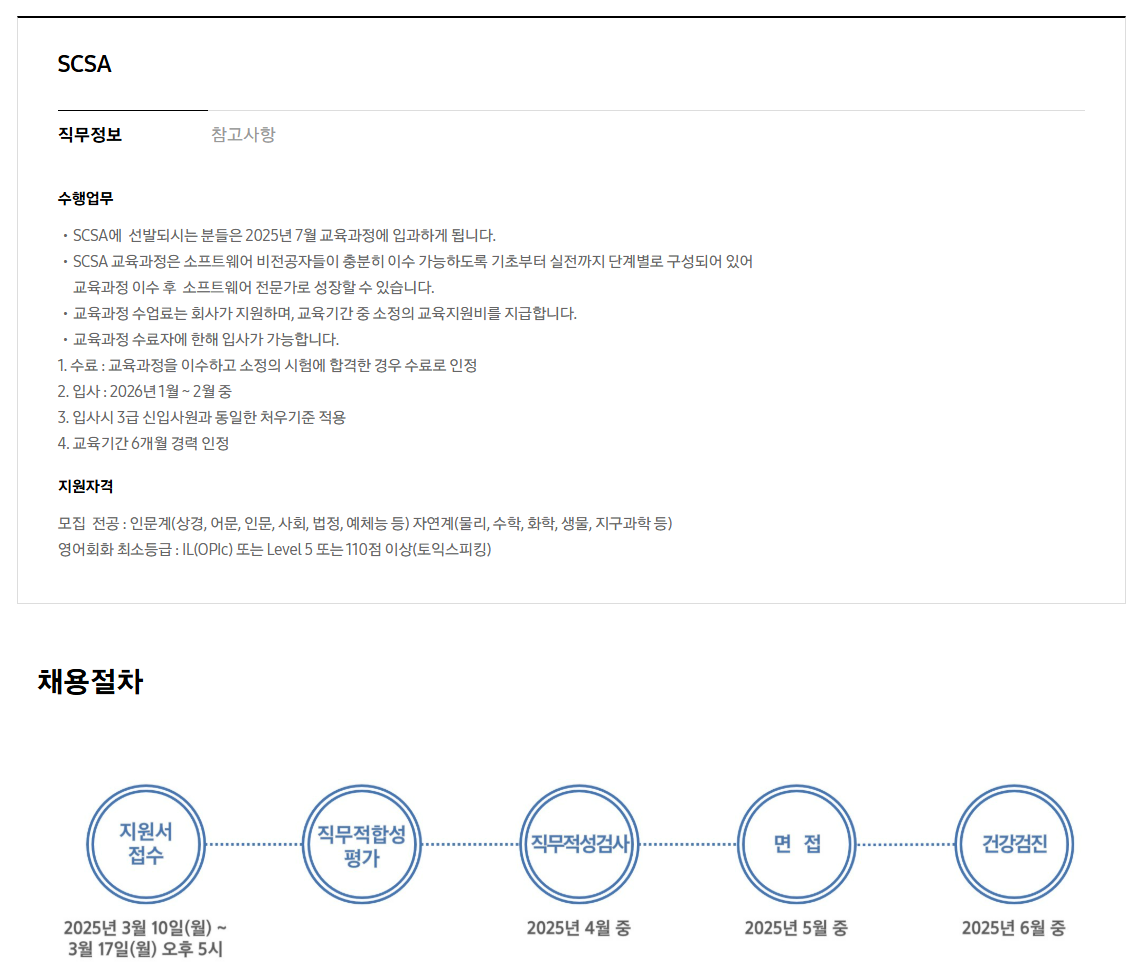 [삼성전자 DS부문] Samsung Convergence SW Academy 모집 공고