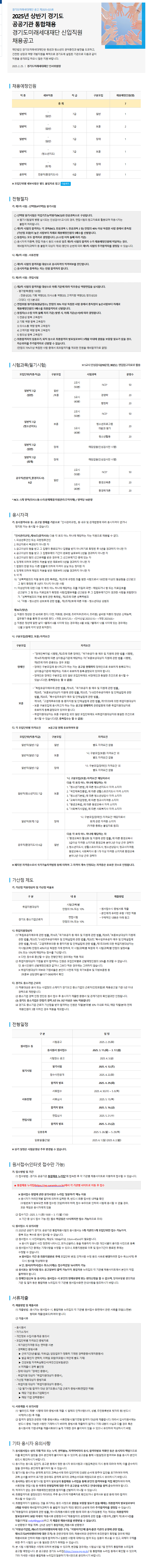 [경기도미래세대재단] 2025년 상반기 경기도미래세대재단 신입 채용공고