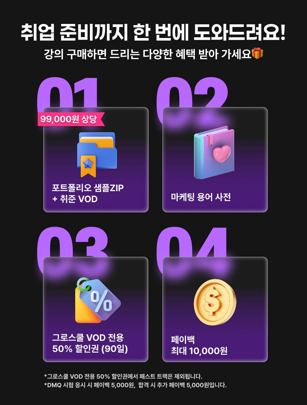 [그로스쿨] 2주 만에 취업 준비 끝! 디지털 마케팅 스펙업 패키지