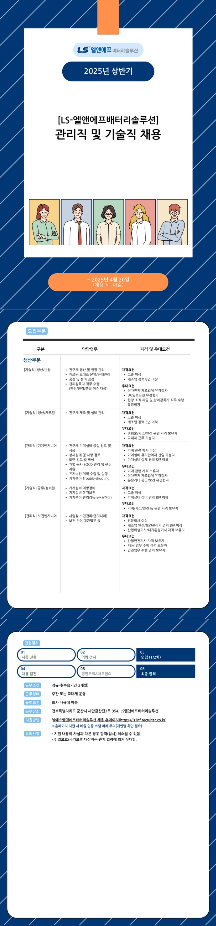 [LS엘앤에프배터리솔루션] 2025년 상반기 채용 (~04/20)