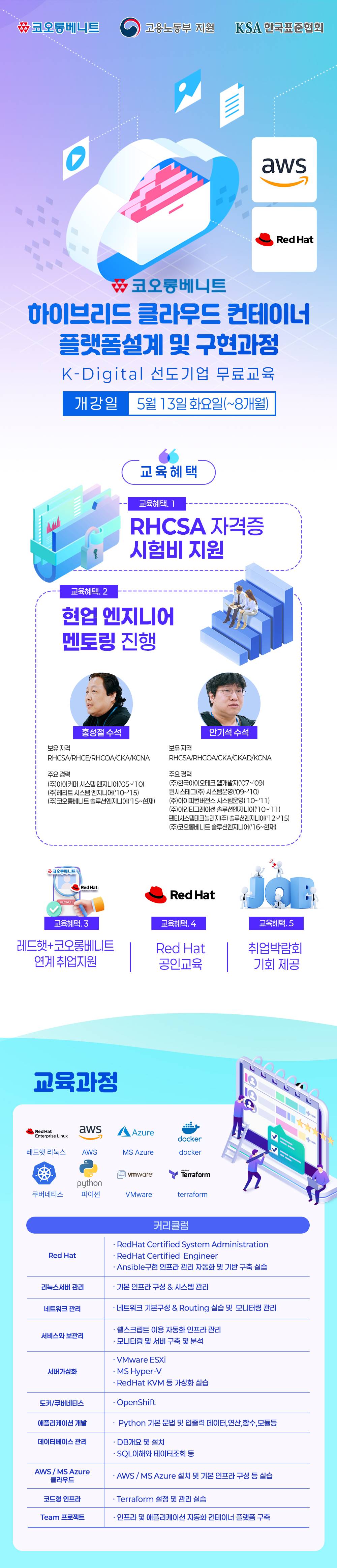 [코오롱베니트] RedHat/AWS 하이브리드 클라우드