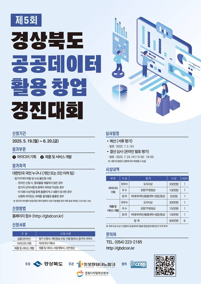제5회 경상북도 공공데이터 활용 창업경진대회