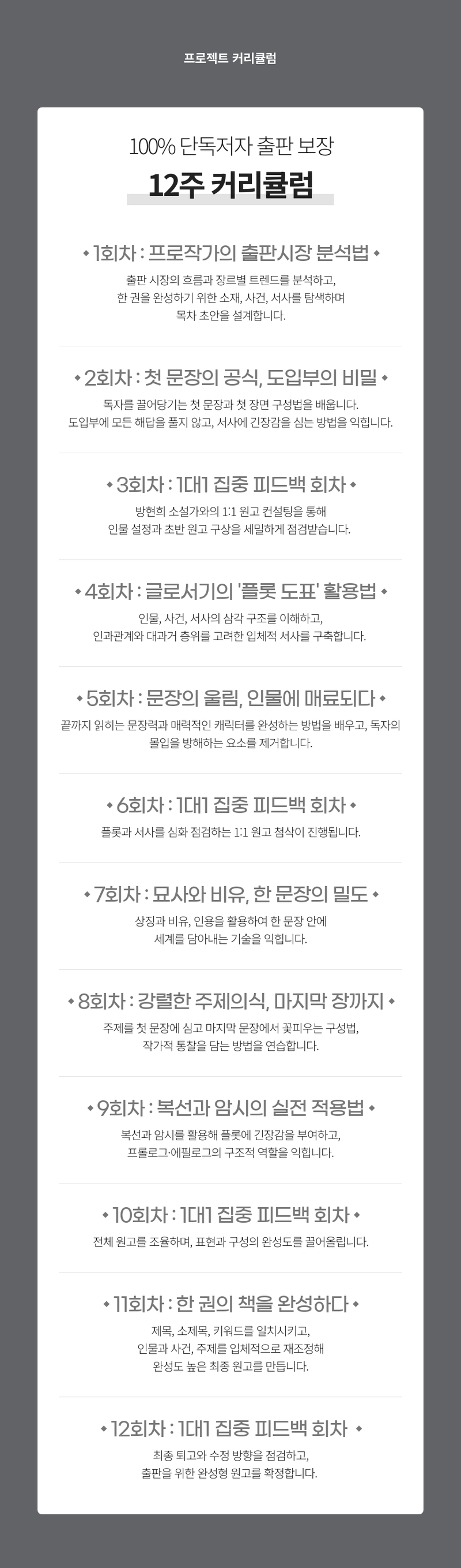 [1인 1책 쓰기 프로젝트] 이상문학상 수상작가와 나만의 책 만들기