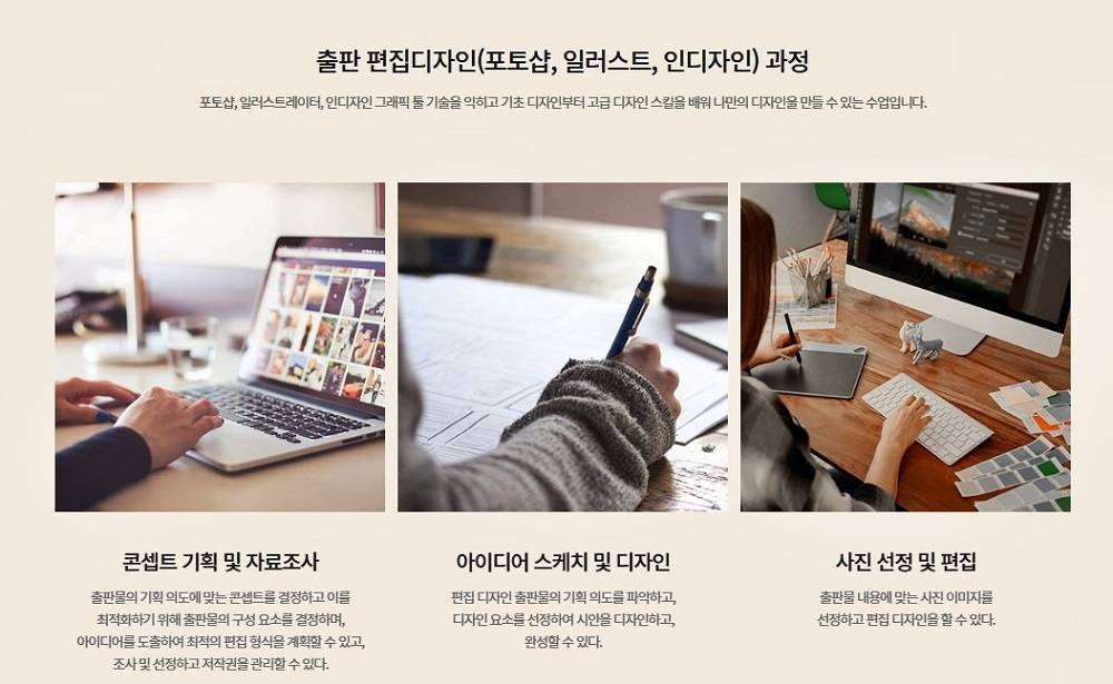 ✅ 출판편집디자인 국비지원 - 하이미디어아카데미 안양점