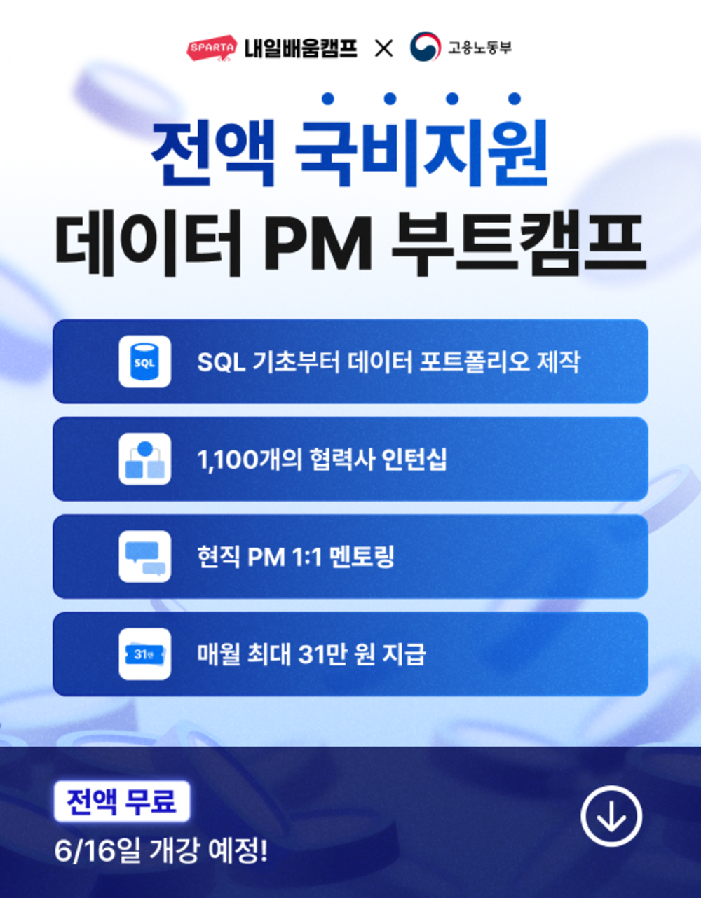 [내일배움캠프] 국비지원 데이터 기반 PM 부트캠프 과정