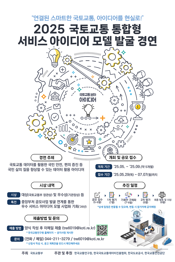 2025 국토교통 통합형 서비스 아이디어 모델 발굴 경연대회