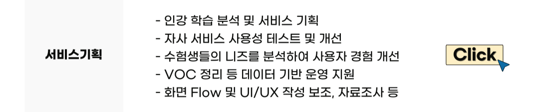 메가스터디교육 인턴 채용 메력 2기