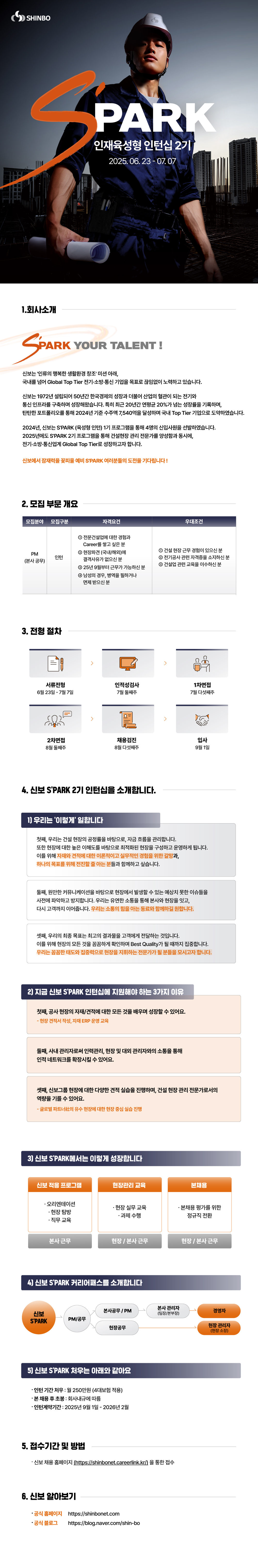 [신보그룹] 인재육성형 인턴십 (S'PARK) 2기