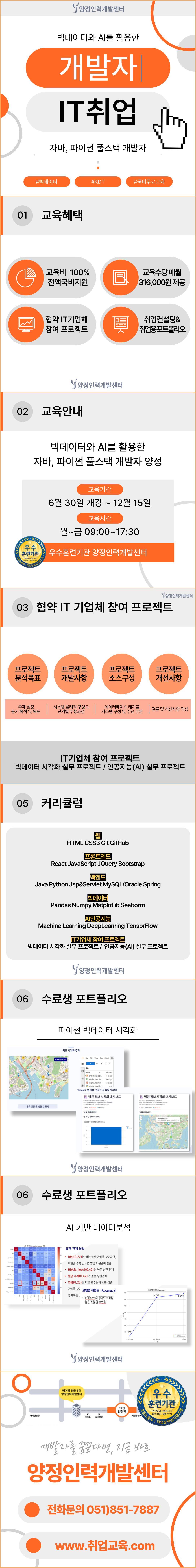 [개발자 취업준비] 빅데이터 AI 풀스택 개발자 전액국비지원반(+협약 기업체 참여 프로젝트)
