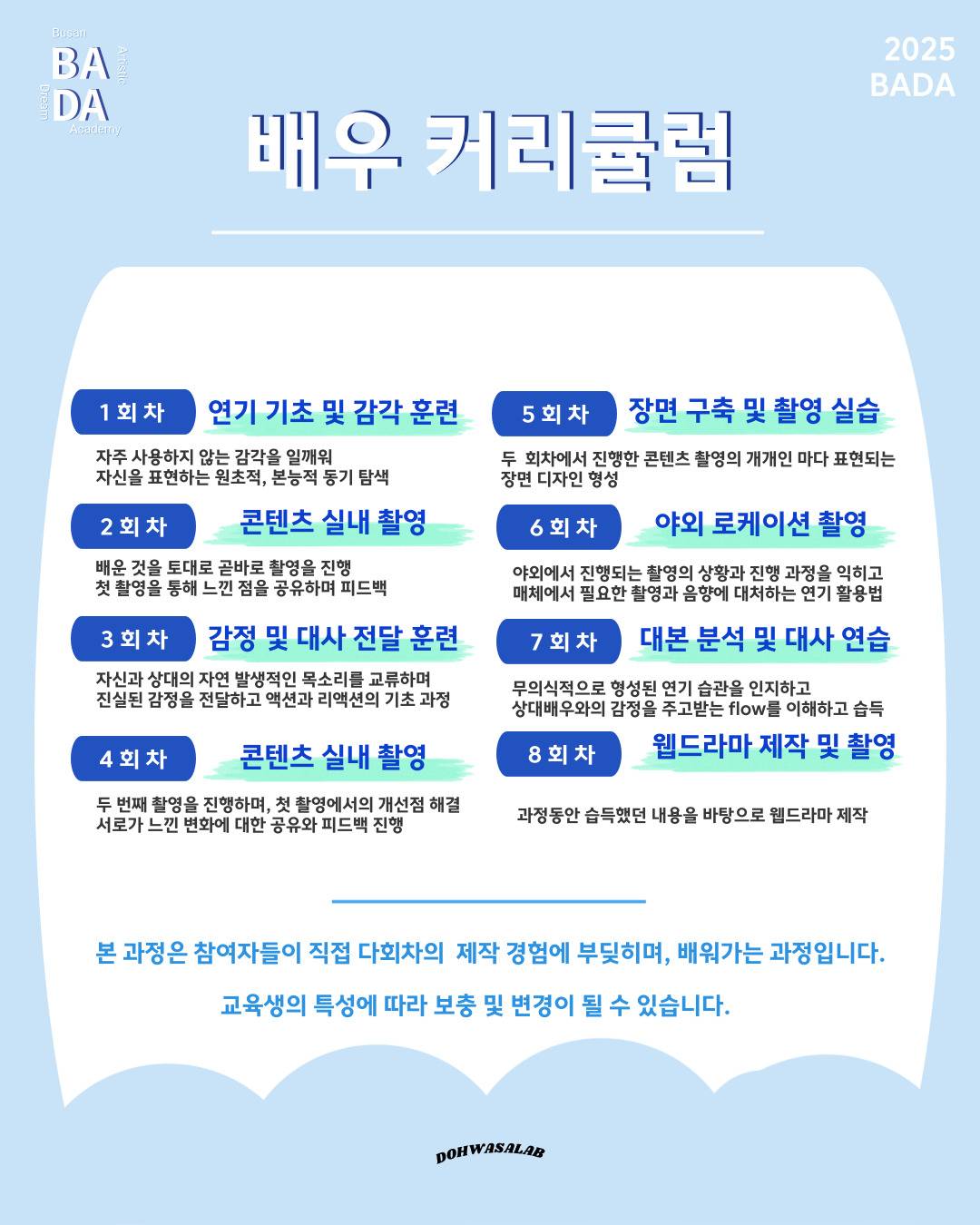 웹콘텐츠 제작 동아리 BADA 모집