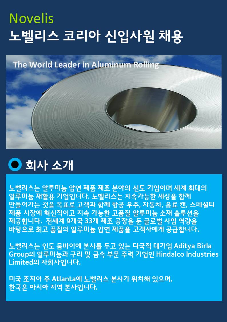 [노벨리스코리아] 각 부문 엔지니어 채용