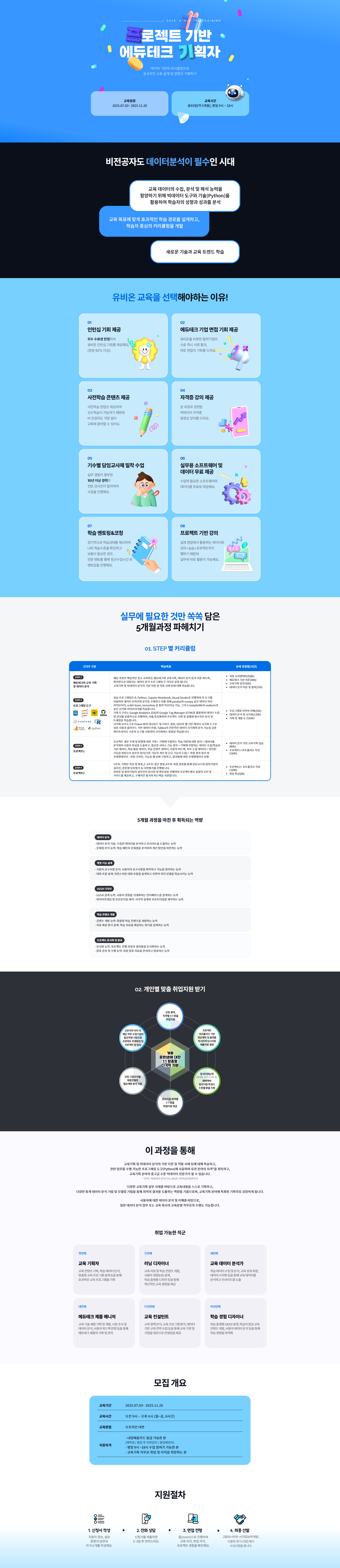 [유비온] 프로젝트 기반 에듀테크 기획자 2기