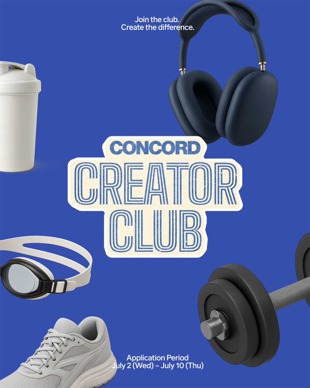 [콩코드 피트니스 클럽] 콩코드 크리에이터 클럽 모집!(~7/10)