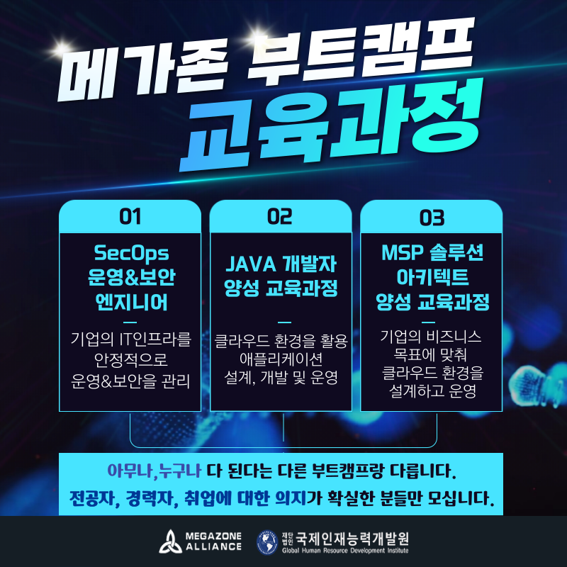 메가존클라우드 SecOps(운영&보안) 엔지니어 양성과정