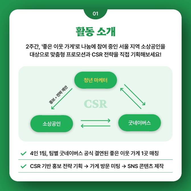 [굿네이버스X소상공인] CSR 마케팅 프로젝트 참여자 모집