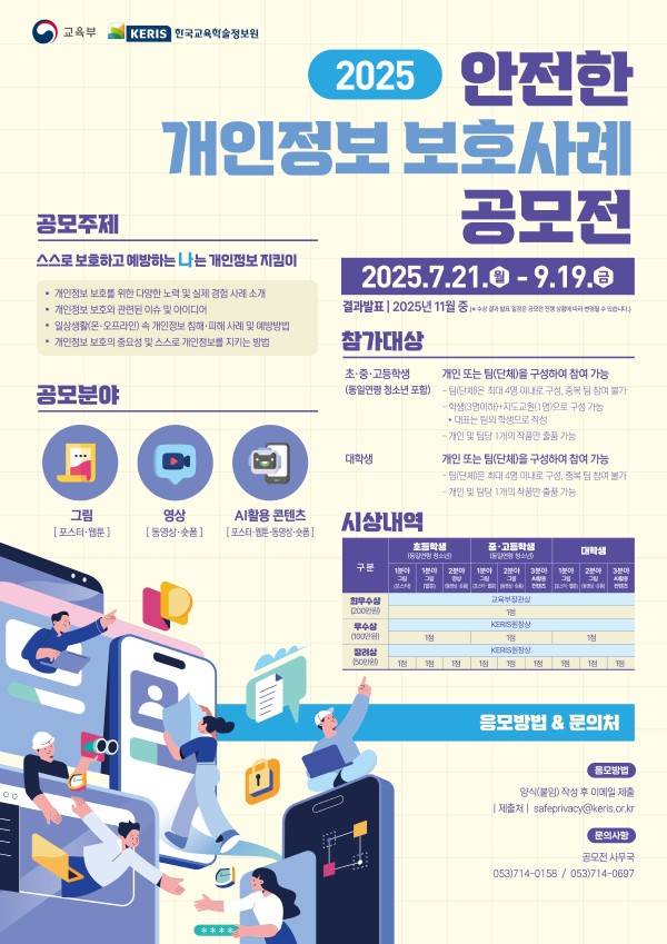 2025년 안전한 개인정보 보호 사례 공모전