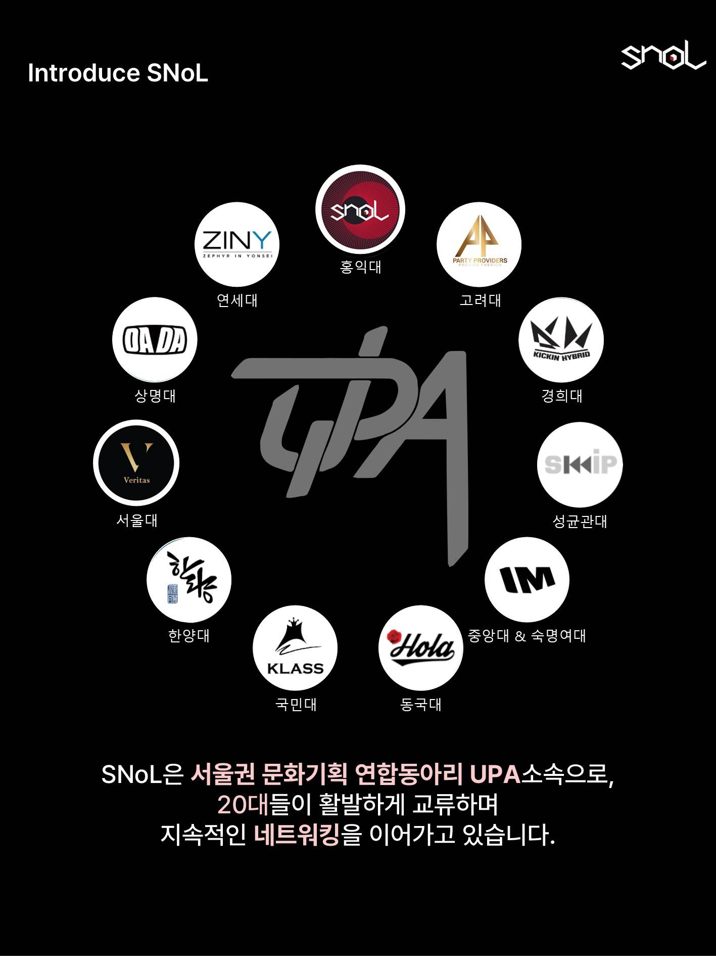 ❤️‍문화/파티기획 동아리 SNoL 17.5기 모집❤️‍