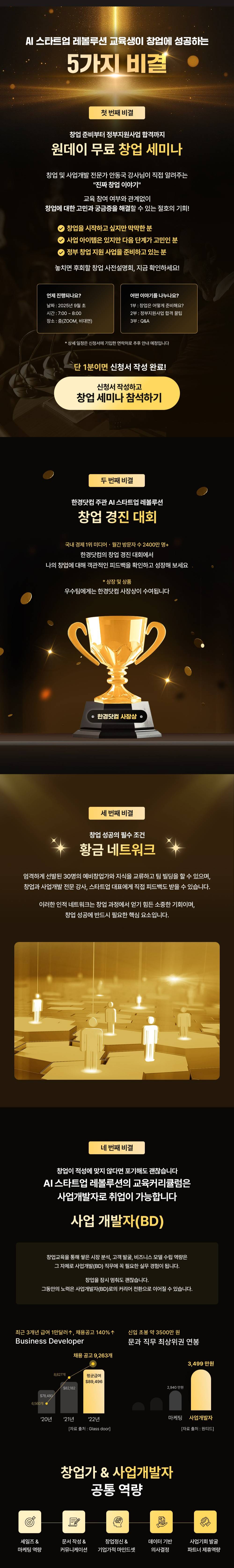 [고용노동부/한경닷컴] 창업 실전 역량 강화 교육「AI 스타트업 레볼루션」