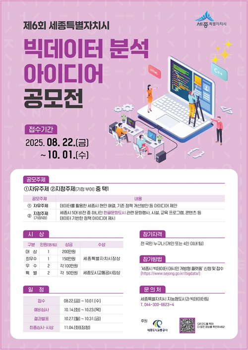 제6회 빅데이터 분석 아이디어 공모전