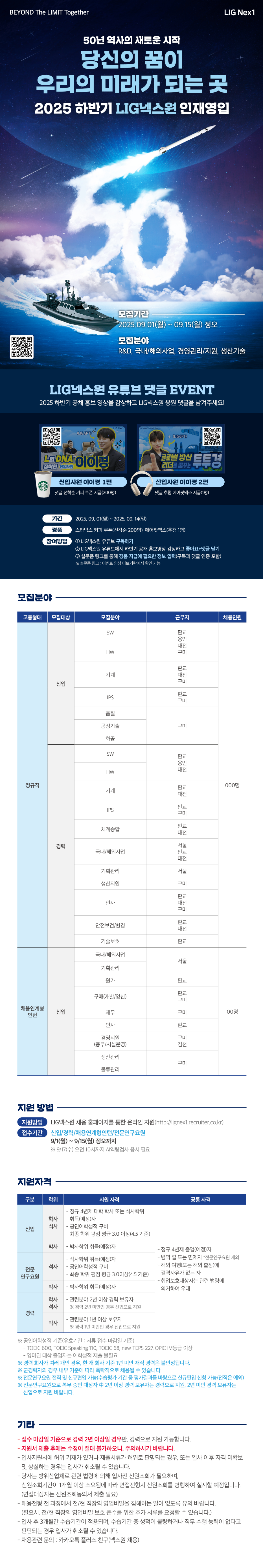 [LIG넥스원] 2025년 하반기 인재영입