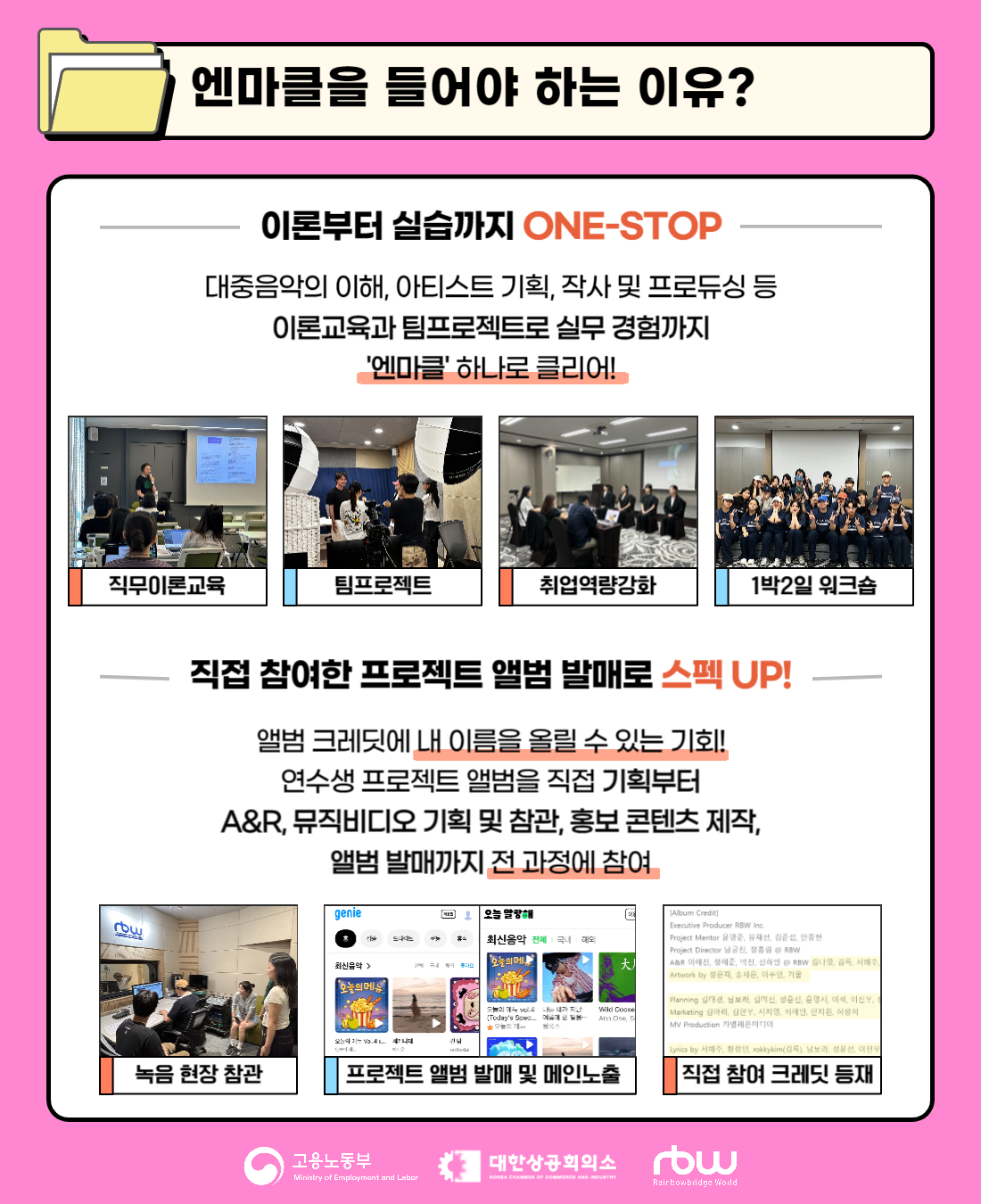 2025 RBW 엔터비즈니스 마스터 클래스 3기 추가 모집 공고 (~25.09.28)