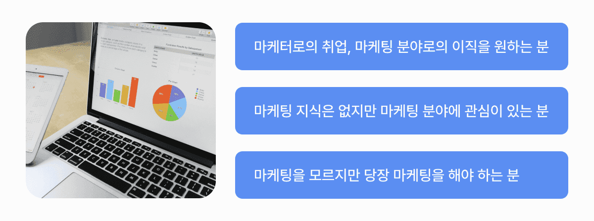 [체험단 모집] 2주컷 실무형 마케팅 자격증, DMQ (무료 응시+교재 제공)