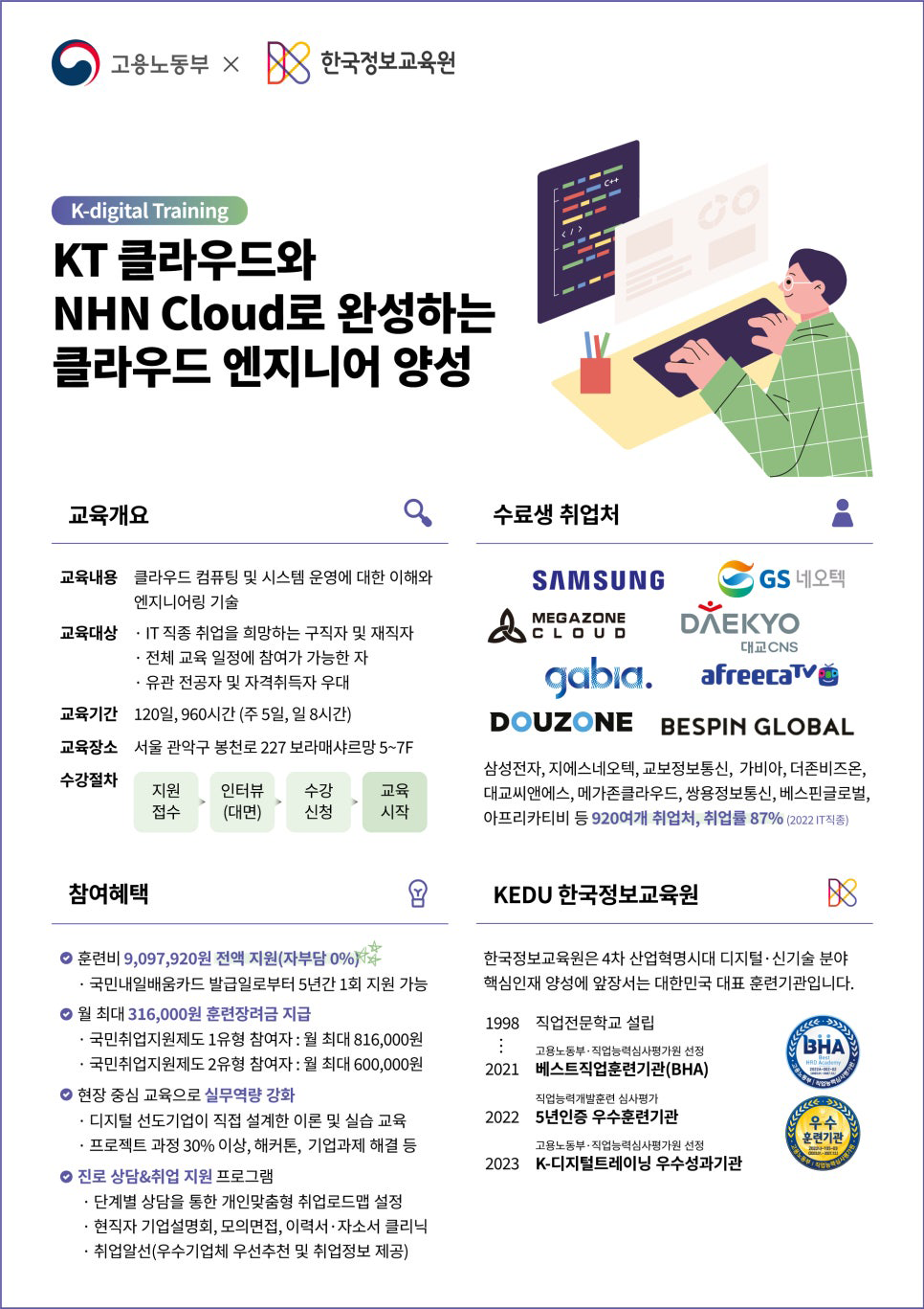 KT클라우드와 NHN Cloud로 완성하는 클라우드 엔지니어 양성