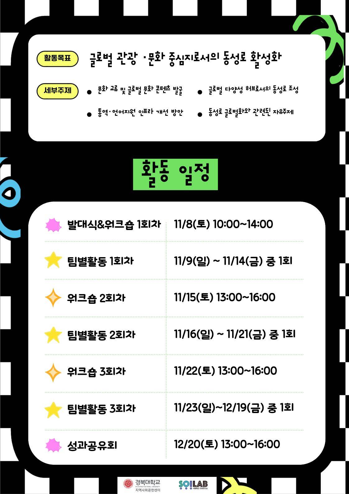 동성로 소셜 리빙랩 '2025 동성로 YOUNG구소' 참여자 모집