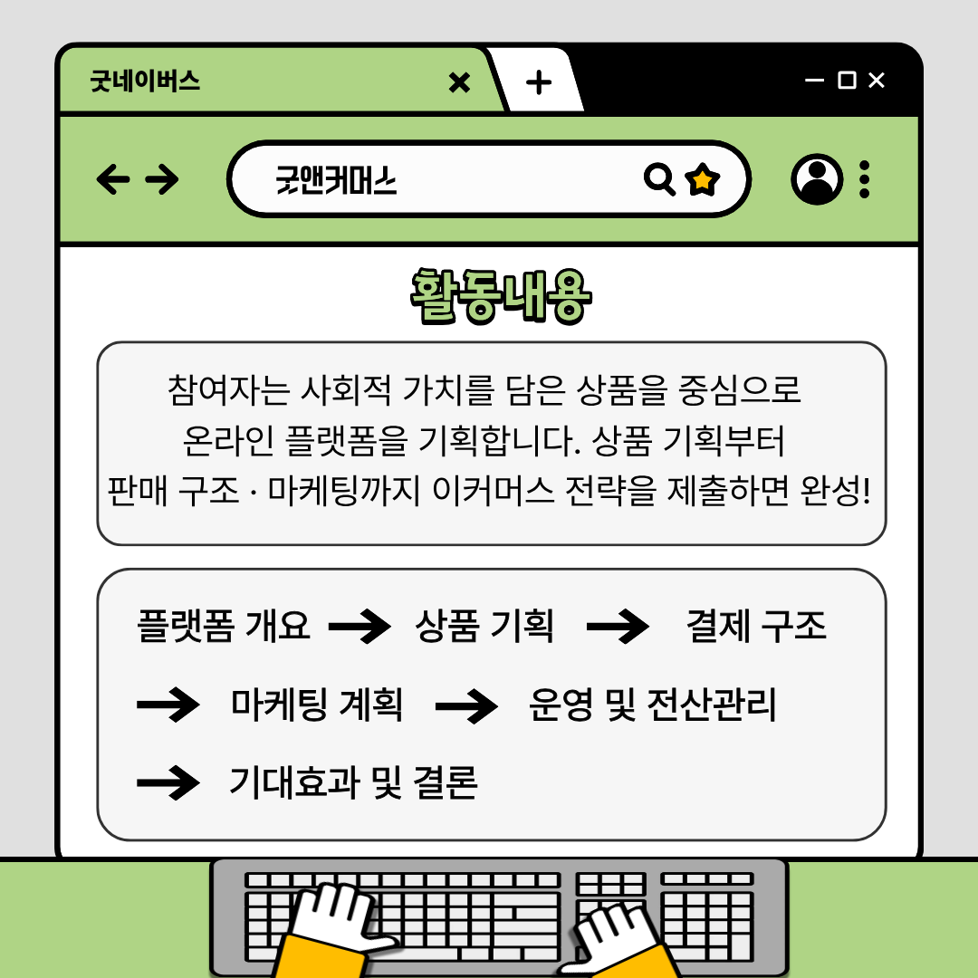 단기간에 스펙쌓는 대외활동 이커머스 마케팅 '굿앤커머스'