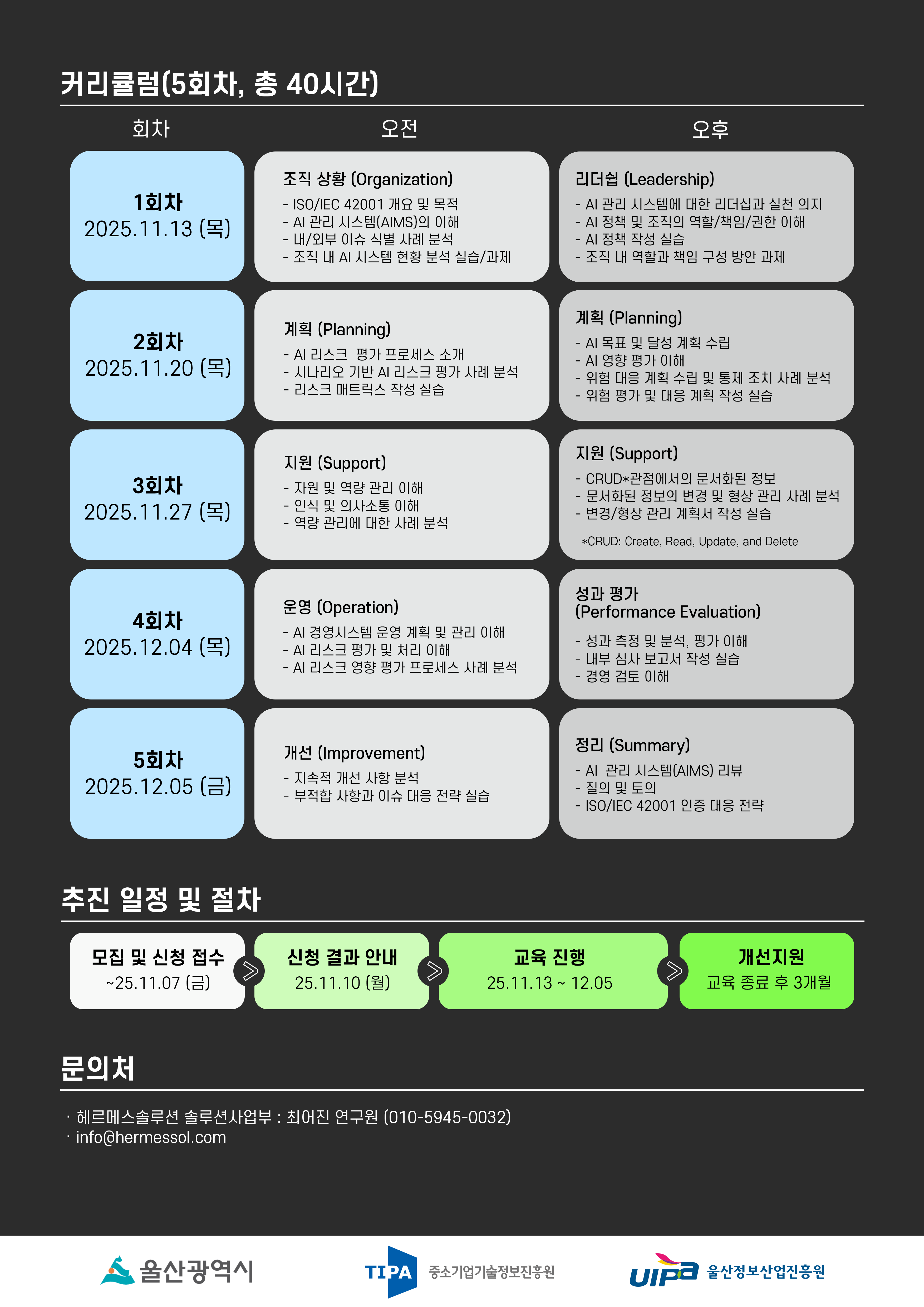 [울산정보산업진흥원]산업AI국제인증 컨설턴트 양성 과정 모집(모집마감:~11.07/무료/오프라인)