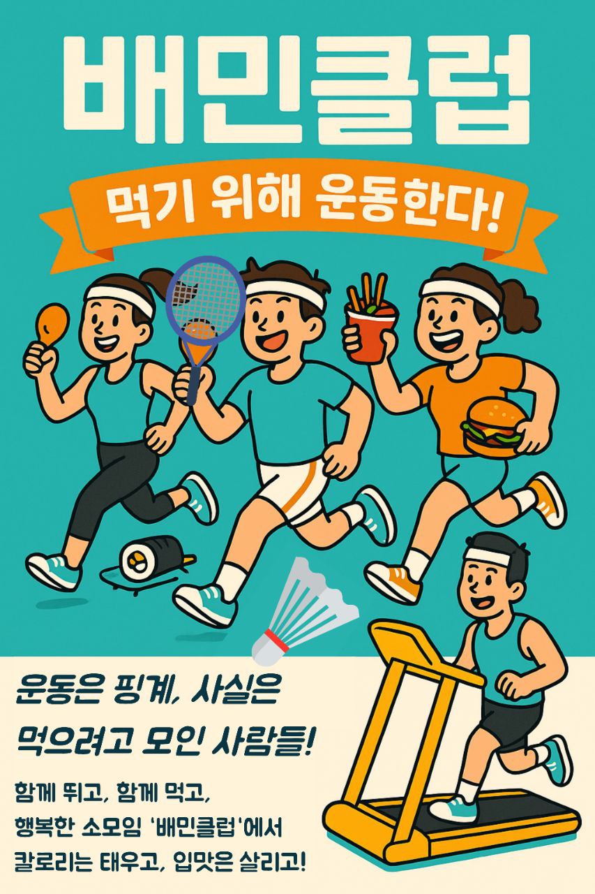 배민클럽 – “먹기 위해 운동한다.”