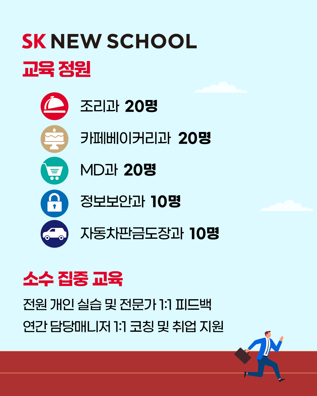 [SK 뉴스쿨] 2026년 신입생 모집 (~12/14 일까지!) (MD, 정보보안, 자동차판금도장, 조리, 카페베이커리)