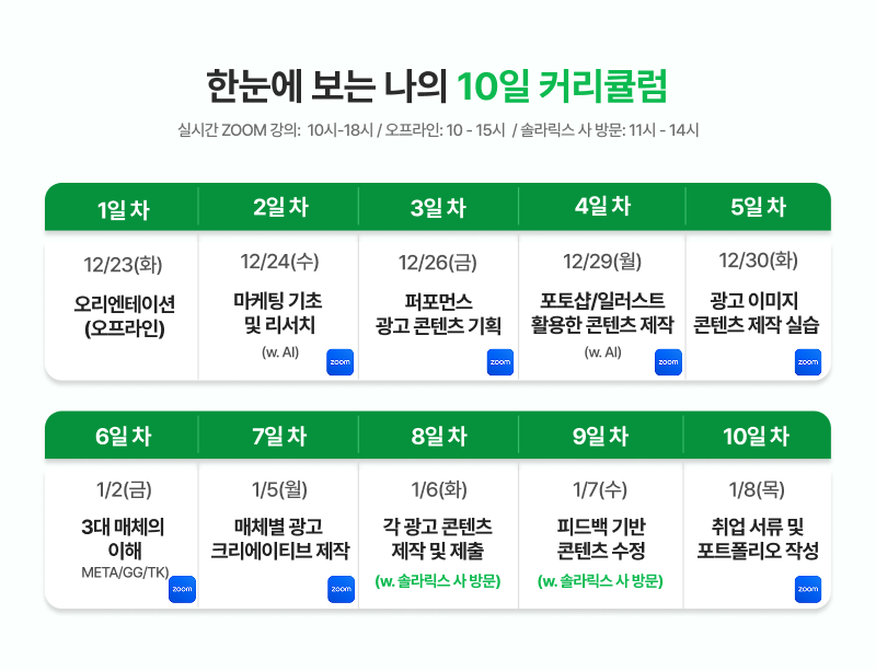 [마감임박] 기말 전에 신청하고 10일 후 마케터로 취뽀하자!