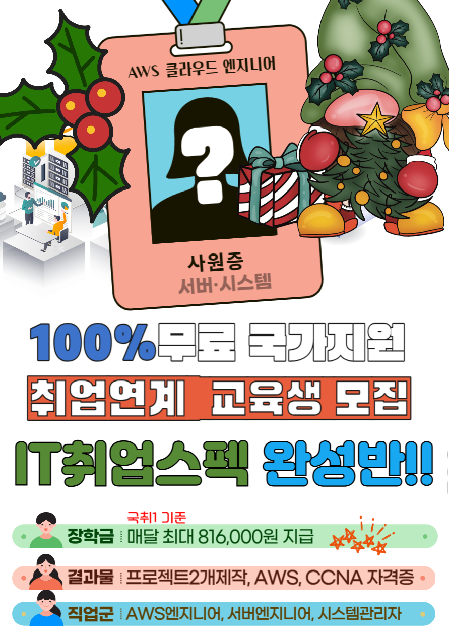 실업급여 국비지원교육 IT국비취업