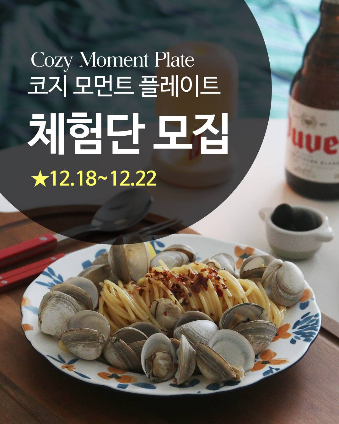 코지 모먼트 플레이트 무료 체험단 모집