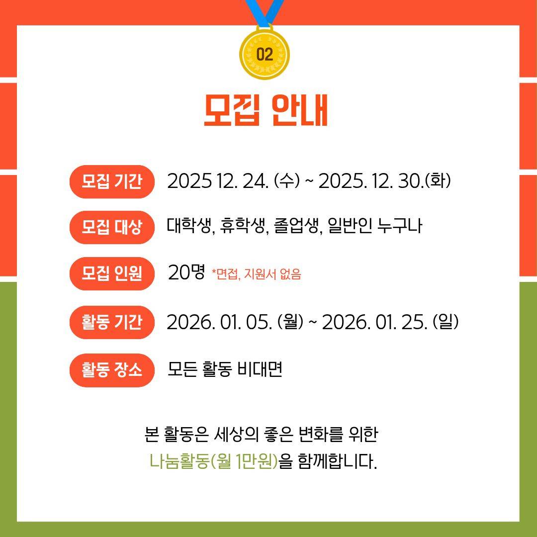 [대외활동] '굿 체인지 메이커'